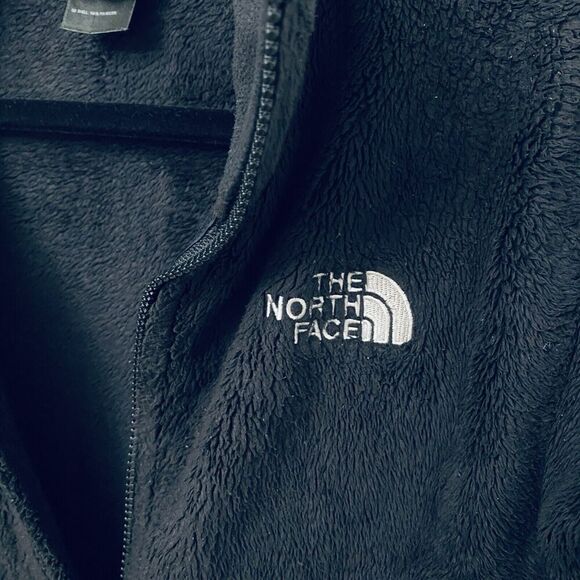 The North Face Oscito Black Full Zip Shaggy Cinch Hem Jacket Women's Medium - Picture 10 of 16